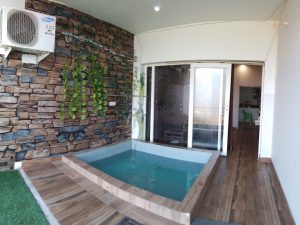 rooms with private pool in morni hills
