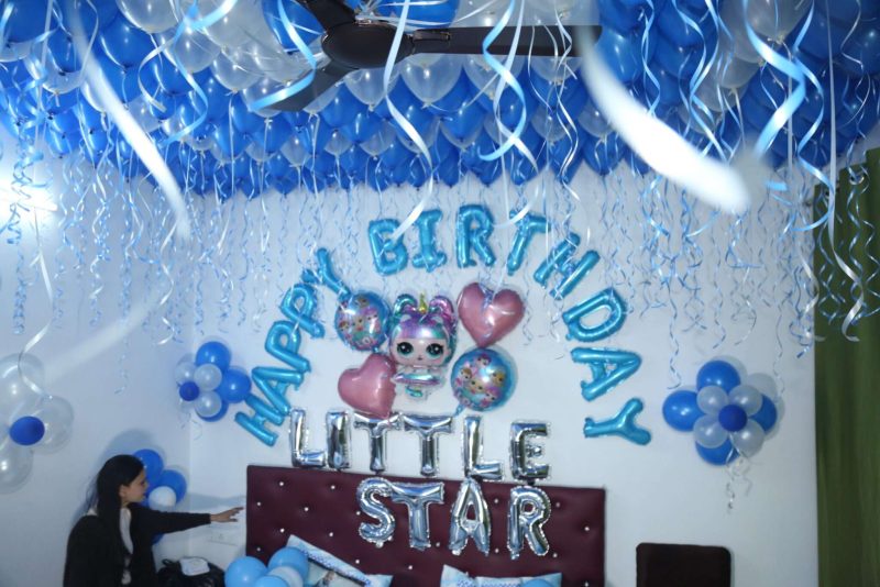 birthday room decoration in morni hills