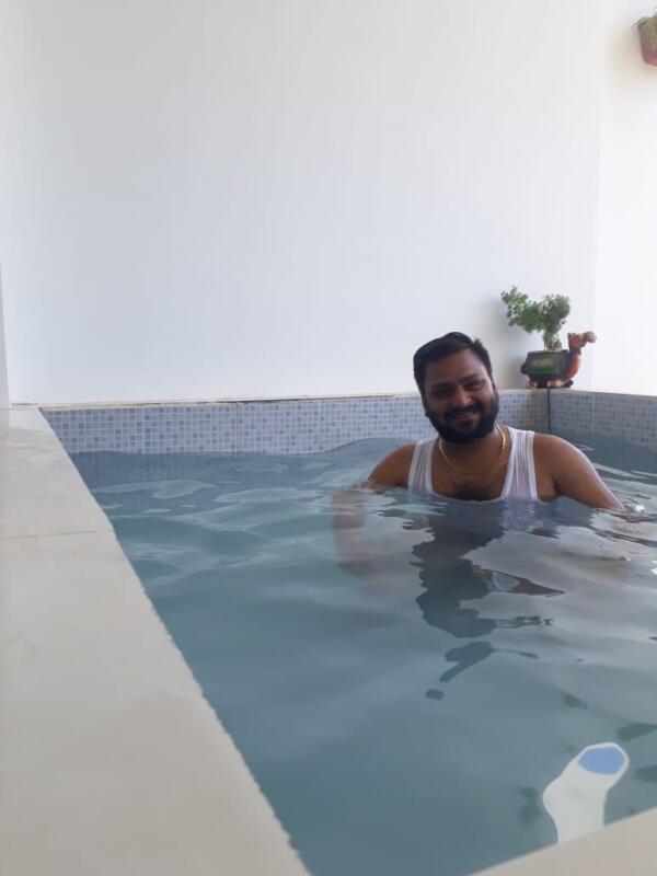 private pool in morni hills